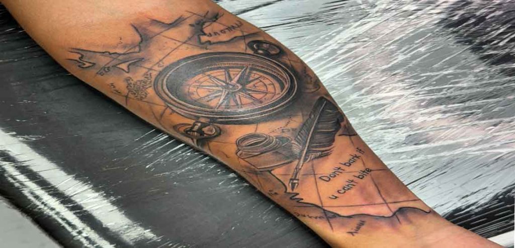 A travel tattoo is a beautiful way to capture your adventures and celebrate your love for exploring the world. Each design can represent a cherished memory,